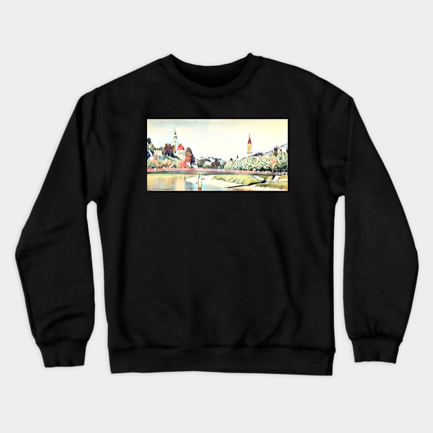 Mozartsteg, Salzburg Crewneck Sweatshirt by Zamart20